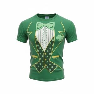 Gildan Green Tuxedo Graphic Tee